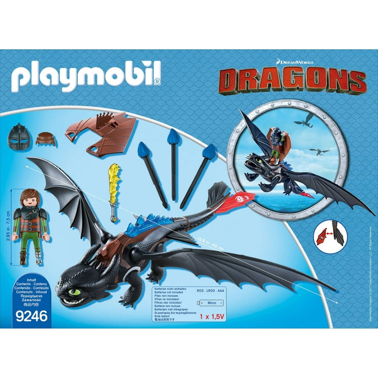 Playmobil DRAGONS #9246 Hiccup and Toothless - New Factory Sealed