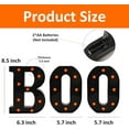 thumbnail image 3 of Halloween Decorations-3 LED Marquee Light up Letters "BOO" Sign Halloween Decor for Kitchen Tabletop Fireplace Mantel Party Indoor, 3 of 5