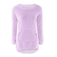 thumbnail image 3 of LIJCC Chandail à Manches Longues Surdimensionné pour Filles, Col Rond, Tricot Douillet, Chaud et Confortable, Ample, Moelleux, Mode Décontractée, Automne, 3 of 4