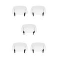 thumbnail image 1 of Transemion Riding Comfort Durable Adjustable Clip-on Motorcycle Wind Deflector Extension Spoiler Stability Easy To Install Transparent 5Set, 1 of 6