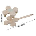 thumbnail image 5 of BQBQERT Wood Perch Toy for Bird Parakeets Cockatiels with Bells and Rotating Design for Fun Interaction and Enrichment, 5 of 8