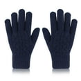 thumbnail image 2 of qolati Knit Winter Gloves for Men Women Stretchy Fleece Lined Thermal Warm Touchscreen Gloves Running Cycling Driving Working Hiking Mittens Gloves, 2 of 3