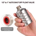 thumbnail image 3 of TEHAUX 2Pcs Water Level Control Float Valve Stainless Steel Auto Shut Off Valve for Water Tanks, 3 of 8
