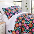 thumbnail image 2 of Bright Florals Oversized Premium Collection Duvet Cover Set, 2 of 2