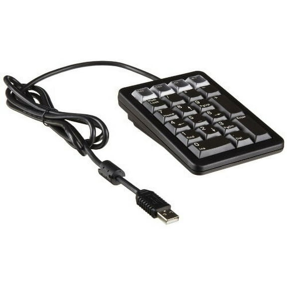 CHERRY Ultraslim Programmable Keypad, Black - 26 Keys - G84-4700LUCUS-2