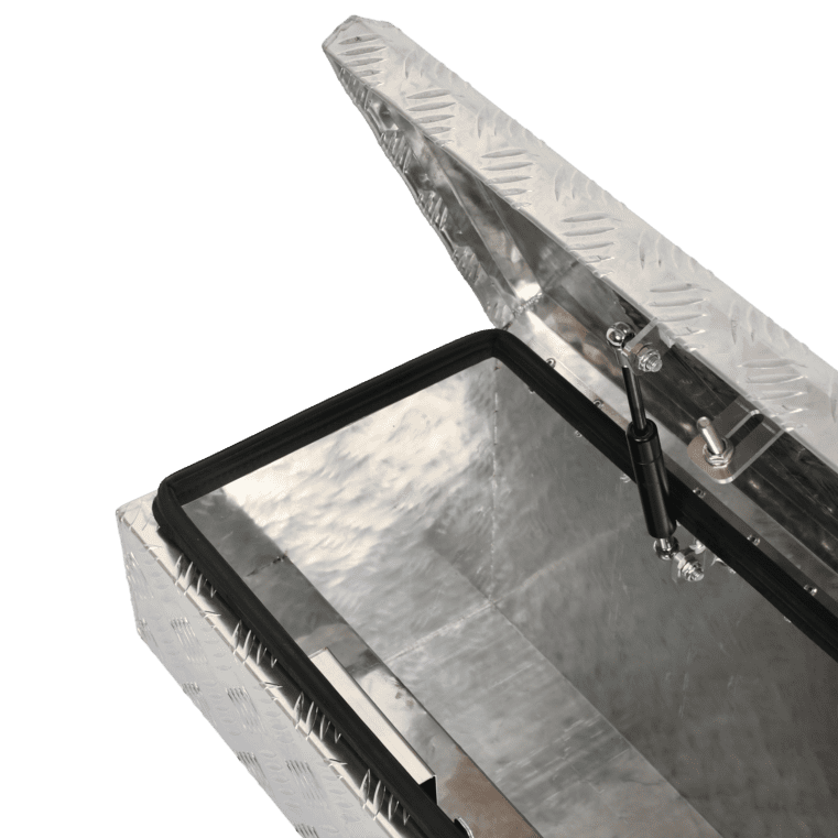 72 Inch Heavy Duty Aluminum Truck Side Tool Box Silver