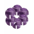 thumbnail image 7 of 13 Inch Round Placemats Set of 6, Purple Abstract Non Slip Heat Insulation PP Table Mats, Modern Mottled Art Oil Painting Washable Place Mats for Kitchen Dining Party Table Decor, 7 of 7