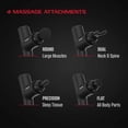 thumbnail image 5 of FitRx Massage Gun Handheld Deep Tissue Percussion Massager with 6 Speeds and 4 Swappable Heads For Premium Neck Back & Muscle Relief, 5 of 8