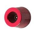 thumbnail image 1 of Riwesomey Filtro de aire para coche Universal, filtros de cono de malla deportiva de alta potencia de 3 pulgadas, accesorio de modificación de Vehículos, repuestos y accesorios Mis Rojo, 1 of 6