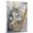 Alaskan Klee Kai, variant on Treeing Walker Coonhound Dog Canvas Harp Stretched Canvas Size 8x12 – Funny Treeing Walker Coonhound Dog Canvas Wall Decor, Funny Dog Wall Art for Harp Room