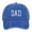Blue, variant on Father's Day DAD Embroidered Printed Baseball Cap Vintage To Make Old Cap