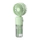 thumbnail image 1 of Ventilador de nebulización de mano, ventiladores de refrigeración, ventilador de nebulización de agua pulverizada, ventilador Personal para maquillaje Verde, 1 of 9