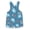 Teal Elmo and Cookie Monster, variant on Sesame Street Baby Boys' 3-Piece Shortall, T-Shirt and Bucket Hat Outfit Set Teal Elmo and Cookie Monster