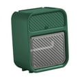 thumbnail image 3 of jifeng Bathroom Organizer Self Adhesive 2 Tier Punch Wall Mount Rectangular Tissue Dark Green, 3 of 9
