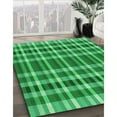 thumbnail image 3 of Ahgly Company Machine Washable Indoor Rectangle Transitional Neon Green Area Rugs, 3' x 5', 3 of 7