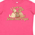 thumbnail image 4 of Inktastic I Love My Nana and Papa Cute Dogs Boys or Girls Toddler T-Shirt, 4 of 5
