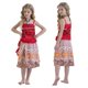 thumbnail image 2 of 4pcs Moana Cosplay Costume Outfit Two-piece Skirt Set With Sleeveless Dress Up For Girls zhangyuxiang LED, 2 of 2