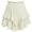 Yellow, variant on Flowy Skater Skirt with Ruffle Casual Tennis Skirt Solid Color Lace Comfort Stretch Waistband for Daily Wear Neon Skirt XXL