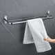 thumbnail image 1 of Toallero Doble, Toallero De Pared Para Baño, Toallero De Pared De 2 Barras De Acero Inoxidable Pulido, Toallero De Baño - 40Cm, 1 of 5