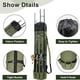thumbnail image 4 of Fishing Rod Carrier Organizer Bag | 5 Pole Reel Storage Travel Case | 600D Cloth Large Capacity | Holds Gear Chair Tackle Box | Adjustable Strap | 48.4"x13.4" Green, 4 of 9