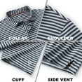 thumbnail image 5 of Golf Shirts for Men Short Sleeve Dry Fit Casual Striped Performance Moisture Wicking Collared Mens Polo Shirts, 5 of 6