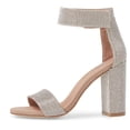 thumbnail image 2 of JEFFREY CAMPBELL LINDSAY-JS Sandals Nude Suede Champagne, 2 of 3