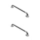 thumbnail image 4 of Bewildely Barra de agarre para toallas Soporte de baño Pasamanos de seguridad Superficie de lijado Barra de pared estable Manija Fácil instalación Baño 30 centimetros 2piezas Bewildely CBP018443, 4 of 6