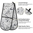 thumbnail image 4 of Dailycode Double Sided Oven Mitt with Loop Heat Resistant Kitchen Long Potholders 7" x 35" Koala on Branch, 4 of 6