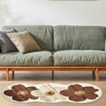thumbnail image 2 of Floral Long Carpet for Living Room and Bedroom Hallway—Soft Wool Area Rug with Non- Backing Decorative Floor Mat for Home Interiors, 2 of 6
