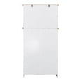 thumbnail image 7 of Microwave Cabinet, Kitchen Storage Cabinet with 2 Doors and 2 Drawer, Buffet Cabinet Sideboard with Adjustable Shelves, Microwave Stand Cabinet for Kitchen, Dining Room, White, 7 of 7