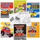 thumbnail image 1 of Libros para colorear JAPBOR Race Car Party Kids, 24 unidades con 6 tapas, 1 of 7