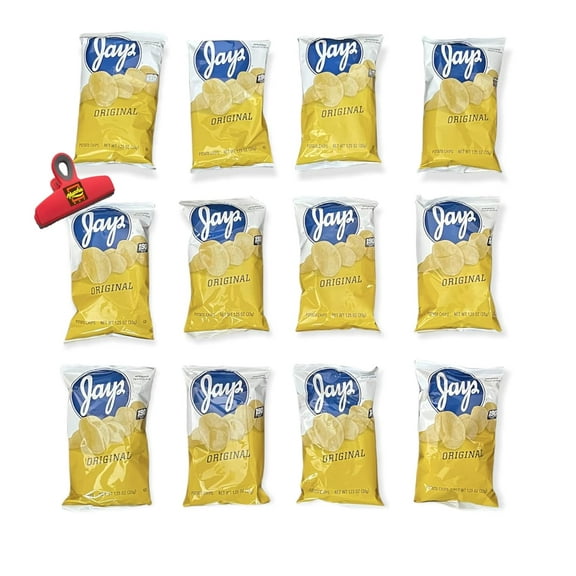 Original Potato Chips an Iconic Chicago Classic flavor thin Cut Crispy (Pack of ( 12 ) 1.25 Oz Bags)