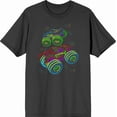 thumbnail image 3 of Neon Monster Trucks Adult Charcoal Crew Neck Short Sleee Tee-XXL, 3 of 4