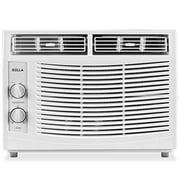DELLA 5,000 BTU 115V/60Hz Window Air Conditioner, AC Unit with Smart Controls, Remote, Cooling, Dehumidifier, Fan, for Rooms Up to 150 Square Feet