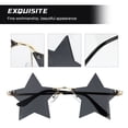 thumbnail image 2 of 1 par de gafas de fiesta de moda irregulares con forma de estrella, 2 of 6