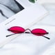 thumbnail image 2 of Gafas de sol ovaladas Yuyangstore Gardendecor2016 estilo vintage góticas de metal pequeño Lente rosada + marco negro, 2 of 7