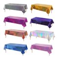 thumbnail image 3 of CSChome Iridescence Tablecloth Iridescence Tablecloth Waterproof Holographic Foil Party Decoration Shiny Rectangle, 3 of 7