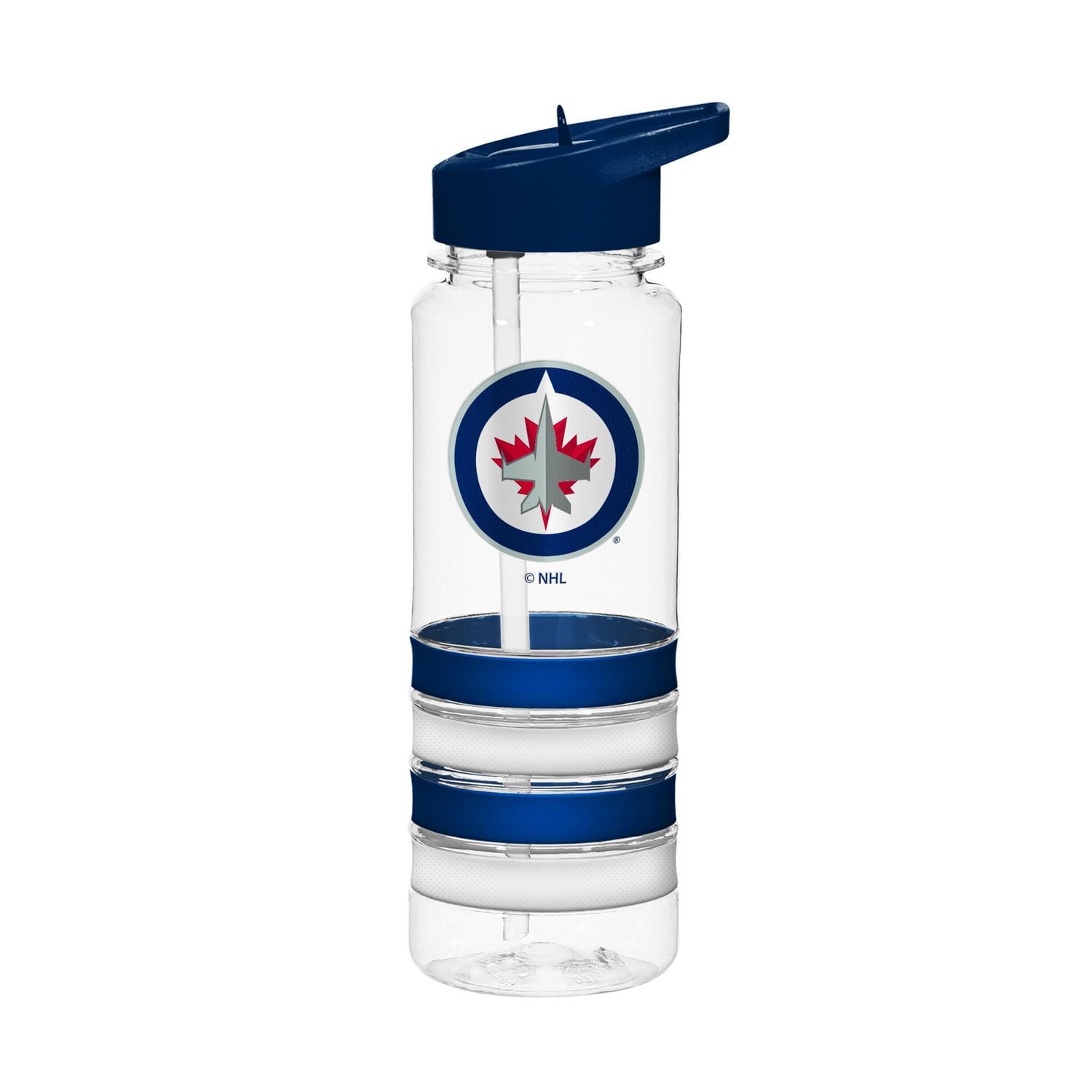 25OZ TEAM COLOR BANDED WATER BOTTLE NHL WINNIPEG JETS