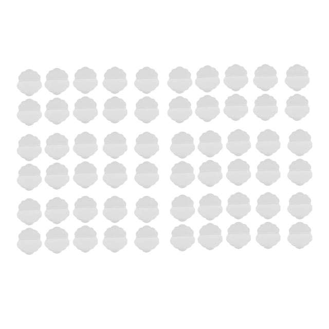 Juego de 60 almohadillas antitranspirantes desechables con forma de quincuncio para axilas y axilas.
