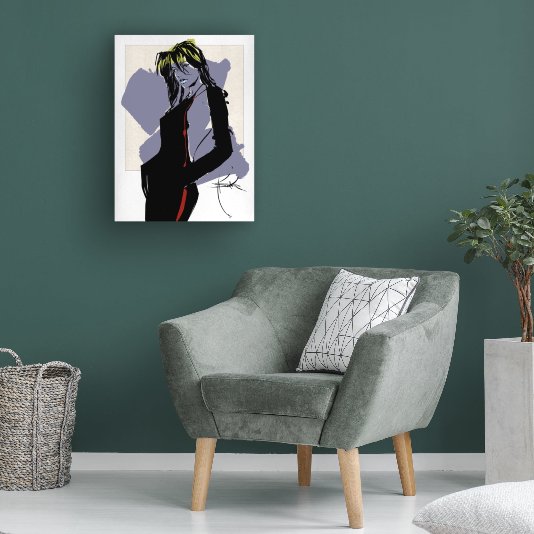 Canvas Wall Art - TMBorenstein 'Just Saying' Wall Art for Living Room, Bedroom, or Office Décor by Trademark Fine Art - 24 x 32 Inches
