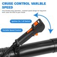 thumbnail image 5 of Floseru 75.6CC Gas Backpack Leaf Blower 2 Cycle Enginee 900CFM 210MPH Ergonomic Harness System Low Vibration and Cruise Control Powerful Gas Blowers for Lawn Yard Care-Gifts for Dad, 5 of 6