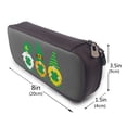 thumbnail image 3 of Lsque Spring St Patrick’S Day Irish Gnomes Printed Big Capacity PU Leather Pencil Case Large Pencil Pouch Stationery Pen Bag Pencil Holder for Teen, 3 of 6