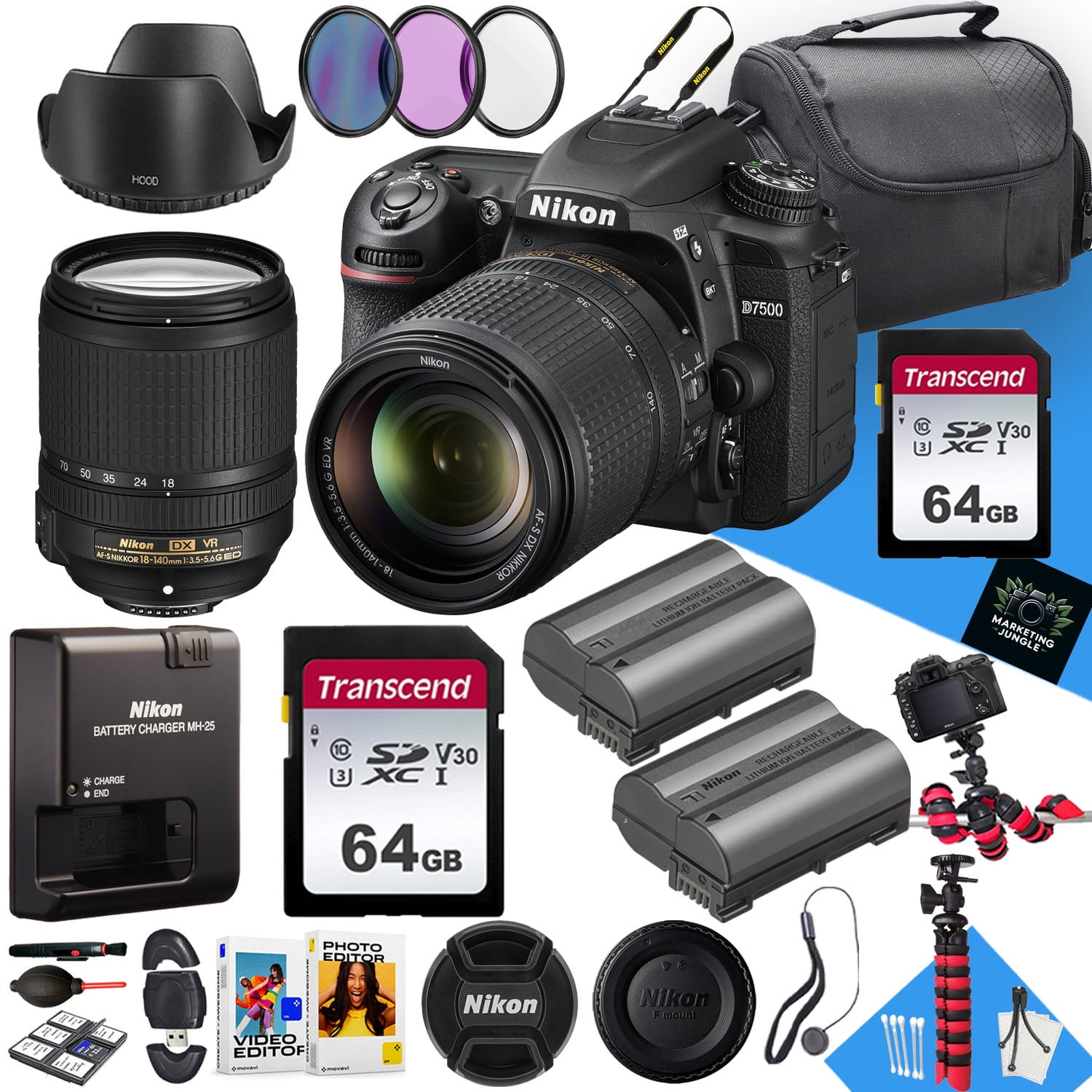 デジタルカメラ Nikon D7500 18-140 VR Kit Amazon.com : Nikon D7500 DSLR Camera Kit with 18-140mm VR Lens