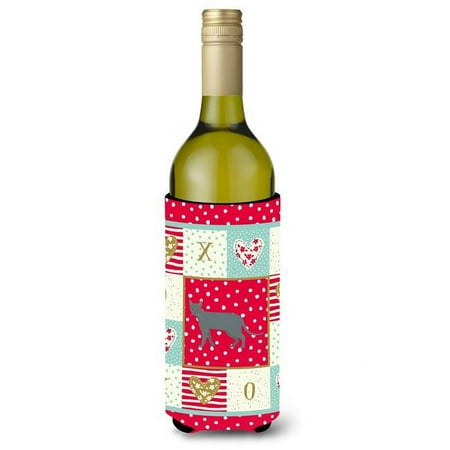 

Carolines Treasures 24 oz Raas Cat Love Wine Bottle Hugger