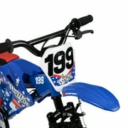 Hyper Bicycles 16-Inch Nitro Circus Moto Bike for Children Ages 4-8, Blue