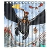 DEYOU Carton Anime Movie How To Train Your Dragon Shower Curtain Polyester Fabric Bathroom Shower Curtain Size 66x72 inches