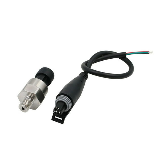 NATEFEMIN 1/8 NPT Thread Stainless Steel Pressure Transducer Sender Sensor for Oil Fuel Air Water, 300PSI