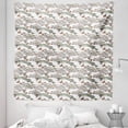 thumbnail image 1 of Fishes Tapestry, Watercolor Common Carp Perch and Bass Freshwater Animals Themed Seafood Drawing, Fabric Wall Hanging Decor for Bedroom Living Room Dorm, 5 Sizes, Multicolor, by Ambesonne, 1 of 1