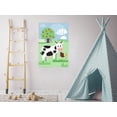 thumbnail image 2 of Awkward Styles Cute Animals Printed Picture Sunny Household Cow Image Farm Poster Decor Farm Animals Unframed Art Kids Room Wall Art Newborn Baby Room Wall Decor Farm Wallpapers Made in USA, 2 of 3