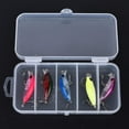 thumbnail image 4 of Accesorio para aparejos de pesca, 5 piezas ABS Mini Minnow Señuelos de pesca duros Señuelos de pesca Diseño fácil de usar, 4 of 11